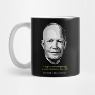 Dwight D. Eisenhower Quote Mug